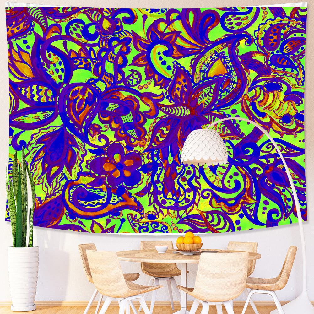 New European And American Psychedelic Mushroom Tapestry